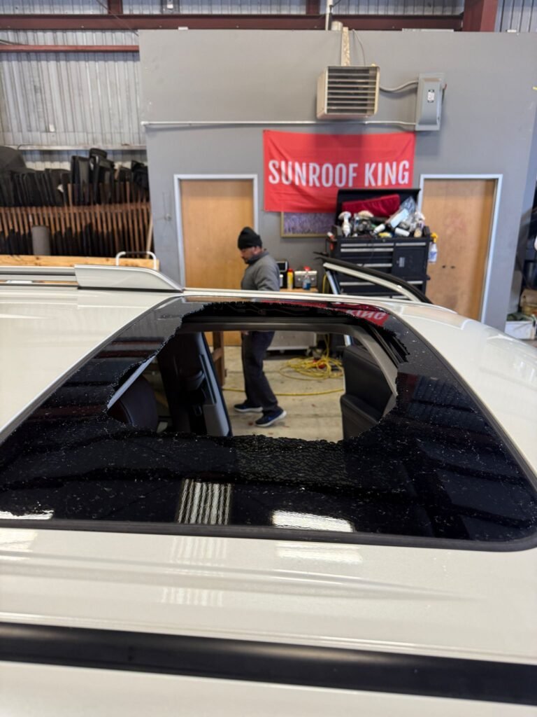 Sunroof installation